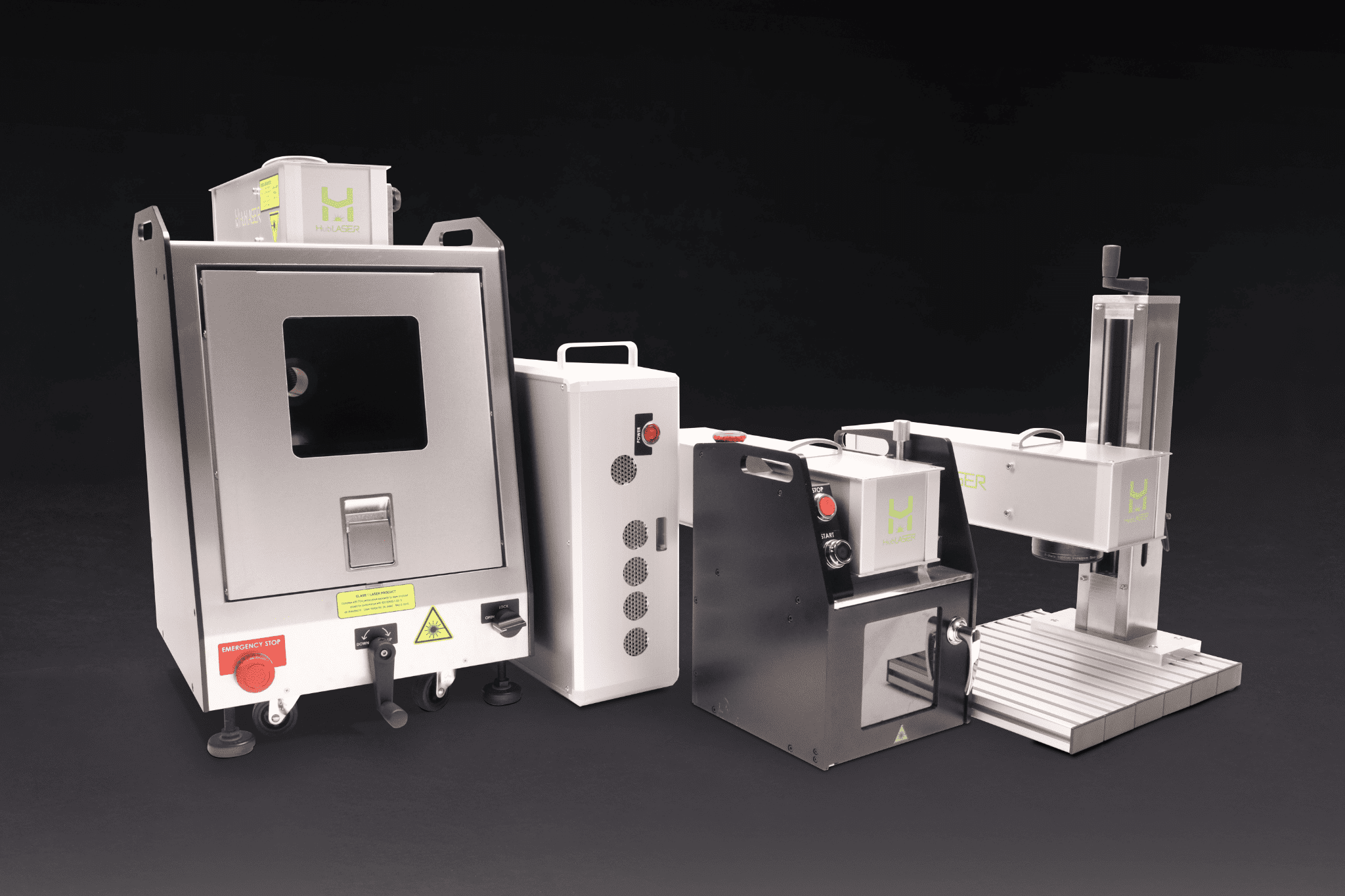 HubLASER レーザーマーカー 製品ラインアップ